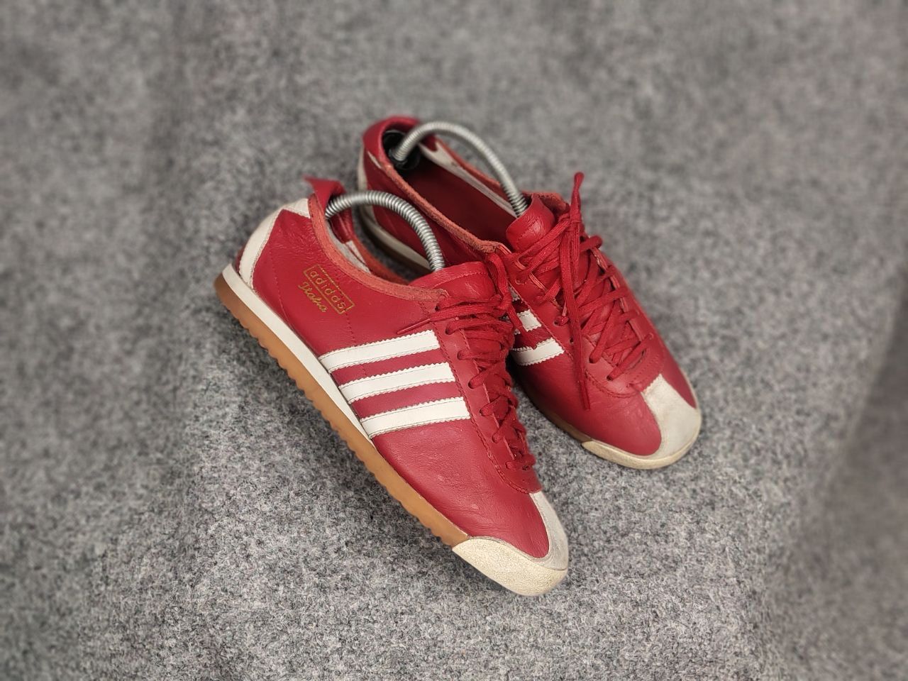 Adidas Vintage 2003 Adidas Italia Leather Red Retro Sneakers Size US 8 / EU 41 - 8 Thumbnail