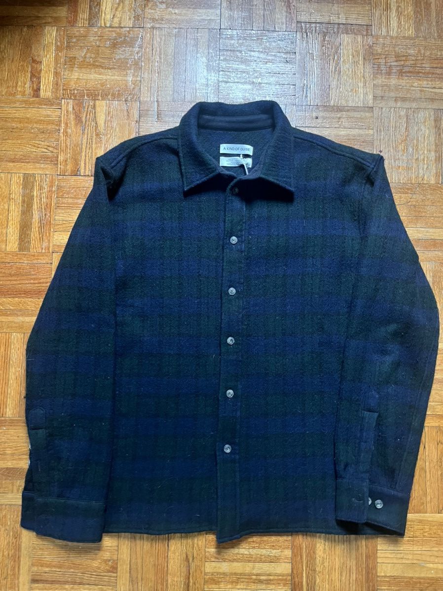 A Kind Of Guise Dullu Flannel Wool Shirt Size US XXL / EU 58 / 5 - 1 Thumbnail