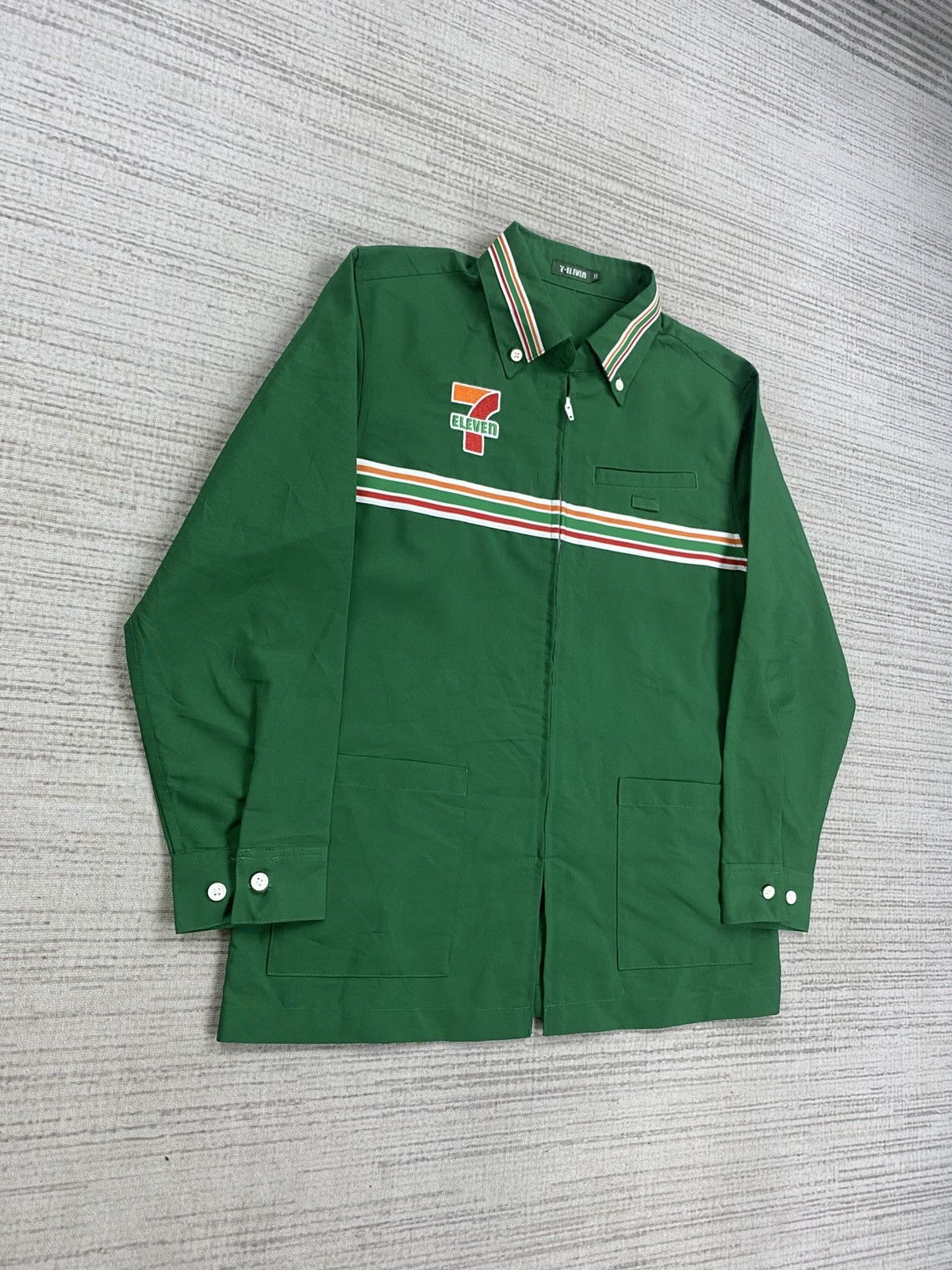 Japanese Brand × Vintage Vintage 7 Eleven Fullzip Breasted Jacket Size US M / EU 48-50 / 2 - 3 Thumbnail