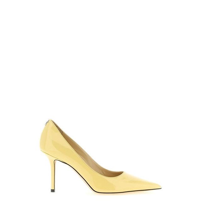 JIMMY CHOO Love 85 Corn Leather 85mm Heel Pumps New & Authen