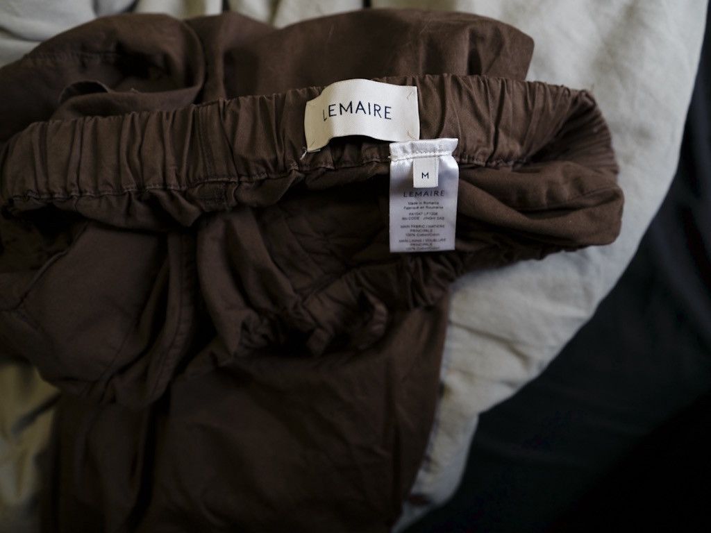 Lemaire Relaxed brown lounge pants Size US 32 / EU 48 - 7 Thumbnail