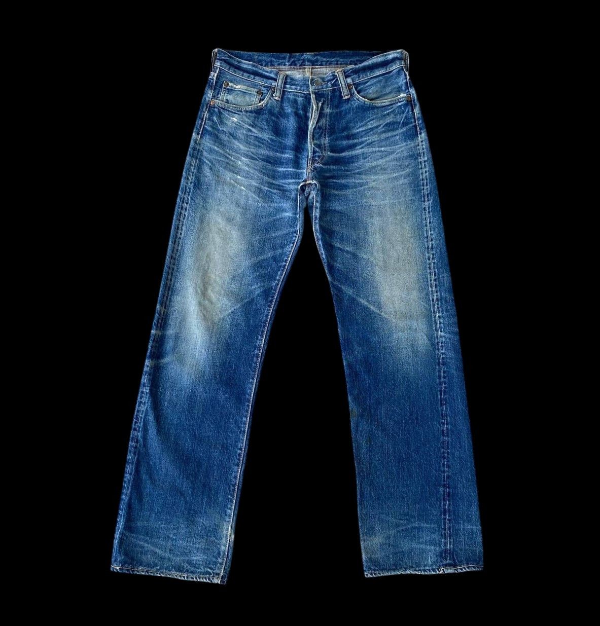 Sugar Cane Vintage Sugar Cane Lot 902 Selvedge Grunge Frayed StarPrint Size US 31 - 2 Thumbnail