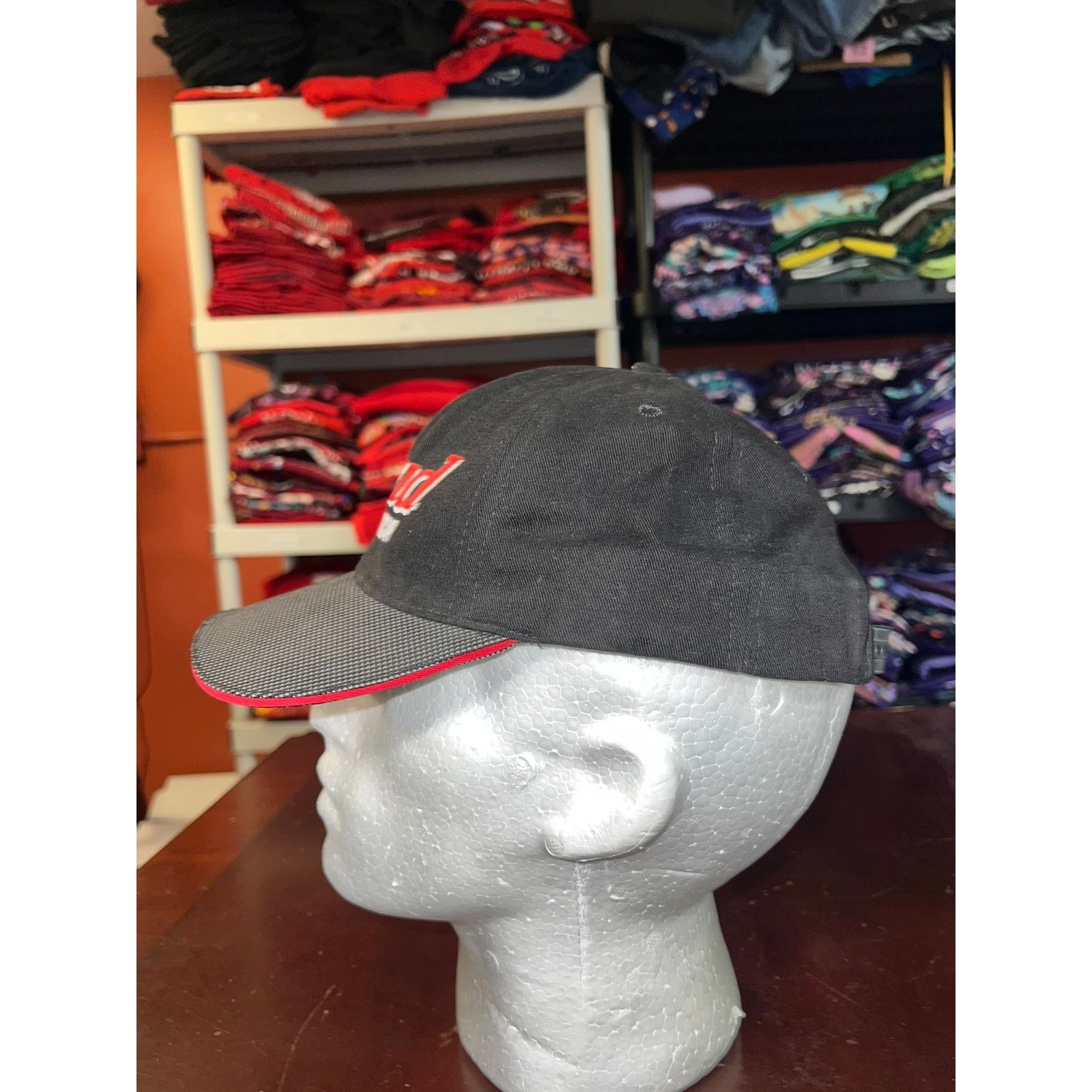 Vintage Vintage Nascar Hat Budwesier Bud beer Racing Cap USA 90s Size ONE SIZE - 3 Thumbnail
