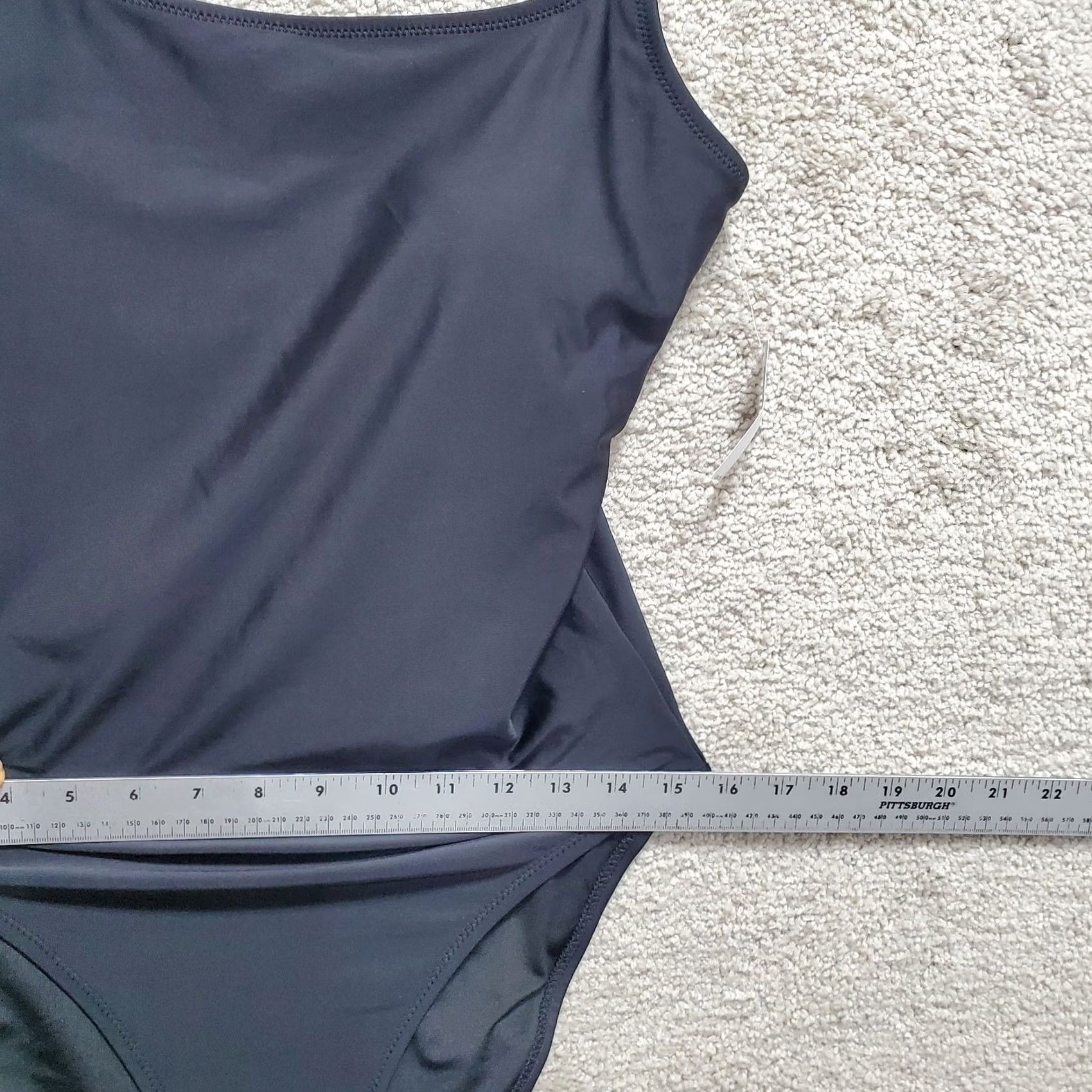 Old Navy Old Navy Womens Medium Black Stretch Adjustable Strap Swimsuit Size ONE SIZE - 4 Thumbnail