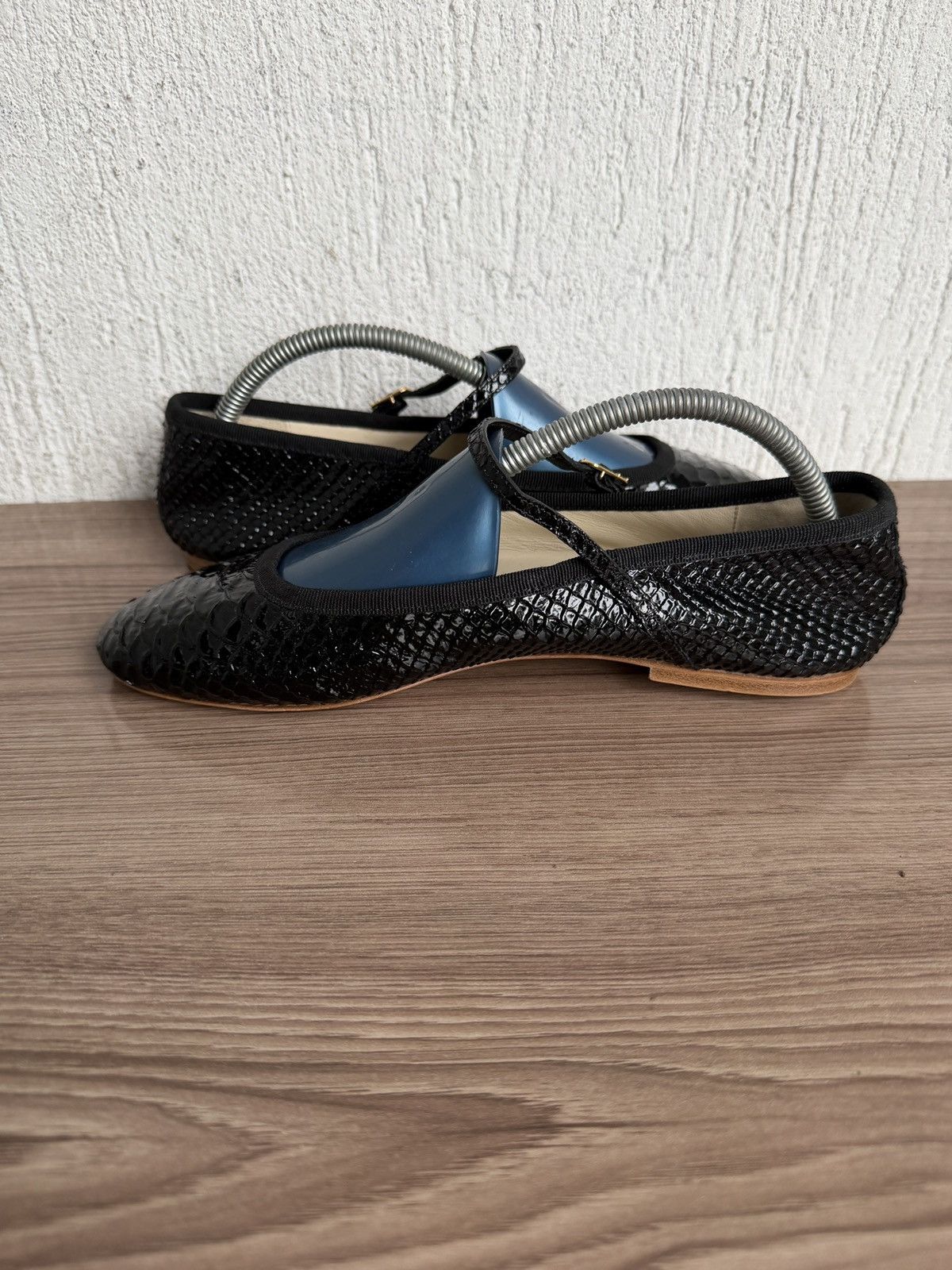 Celine Mary jane ballet python stamped flats Size US 9 / IT 39 - 12 Thumbnail