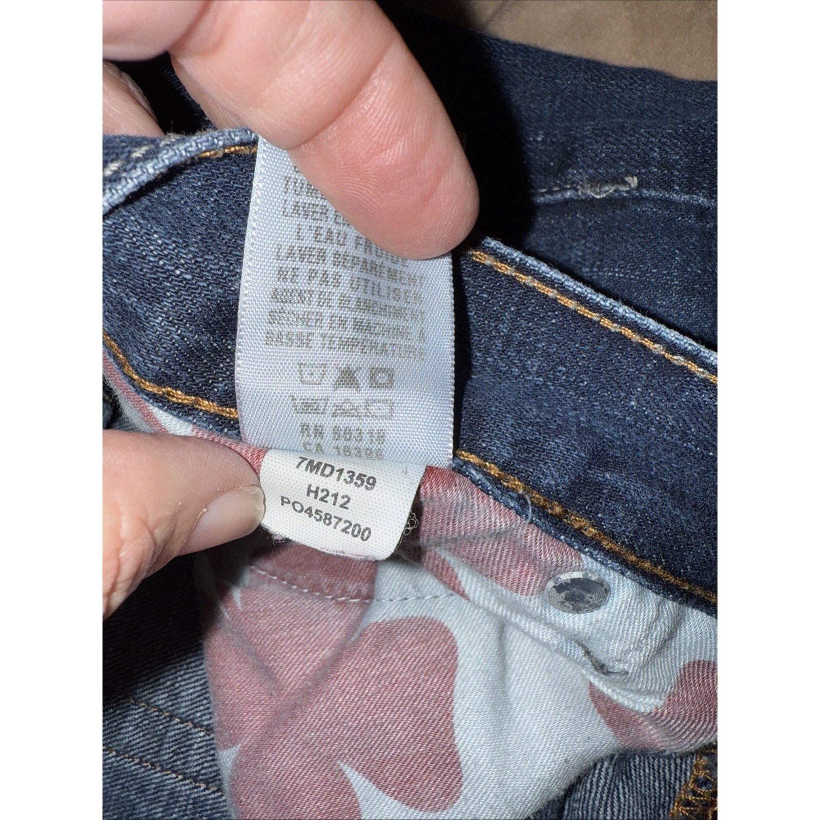Lucky Brand Vintage Lucky Brand Men’s Jeans 34x31 Straight Leg Dark Wash Size US 34 / EU 50 - 10 Thumbnail