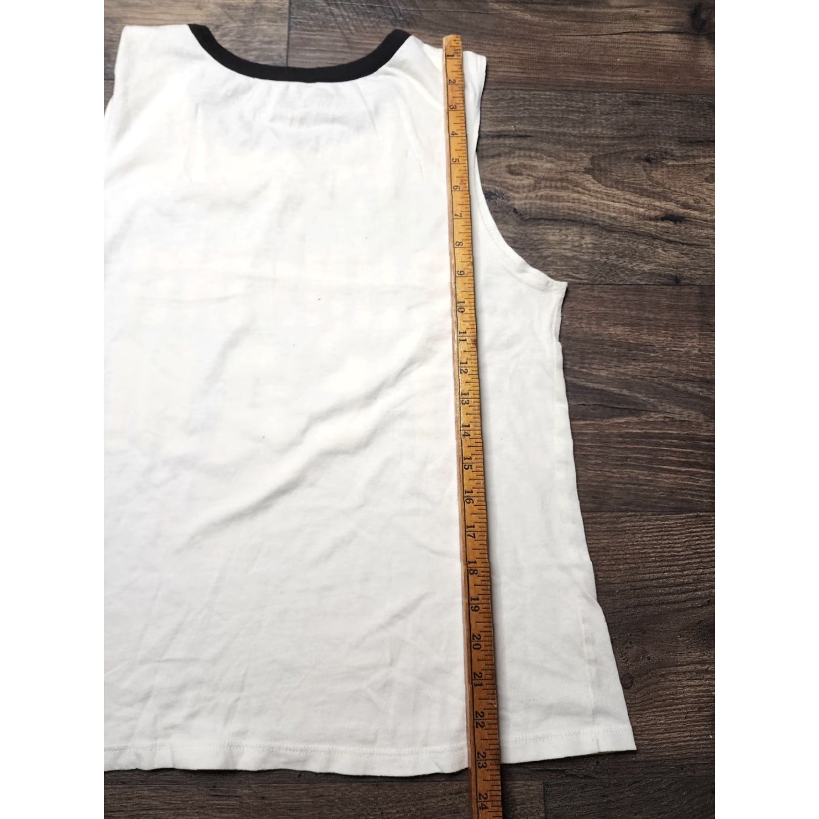 Vintage Womens XL Pitch Perfect Tank Shirt Funny Movie T Shirt Ivory Cotton Blend Sleeveless Scoop Neck Classic Fit Size XL / US 12-14 / IT 48-50 - 3 Thumbnail