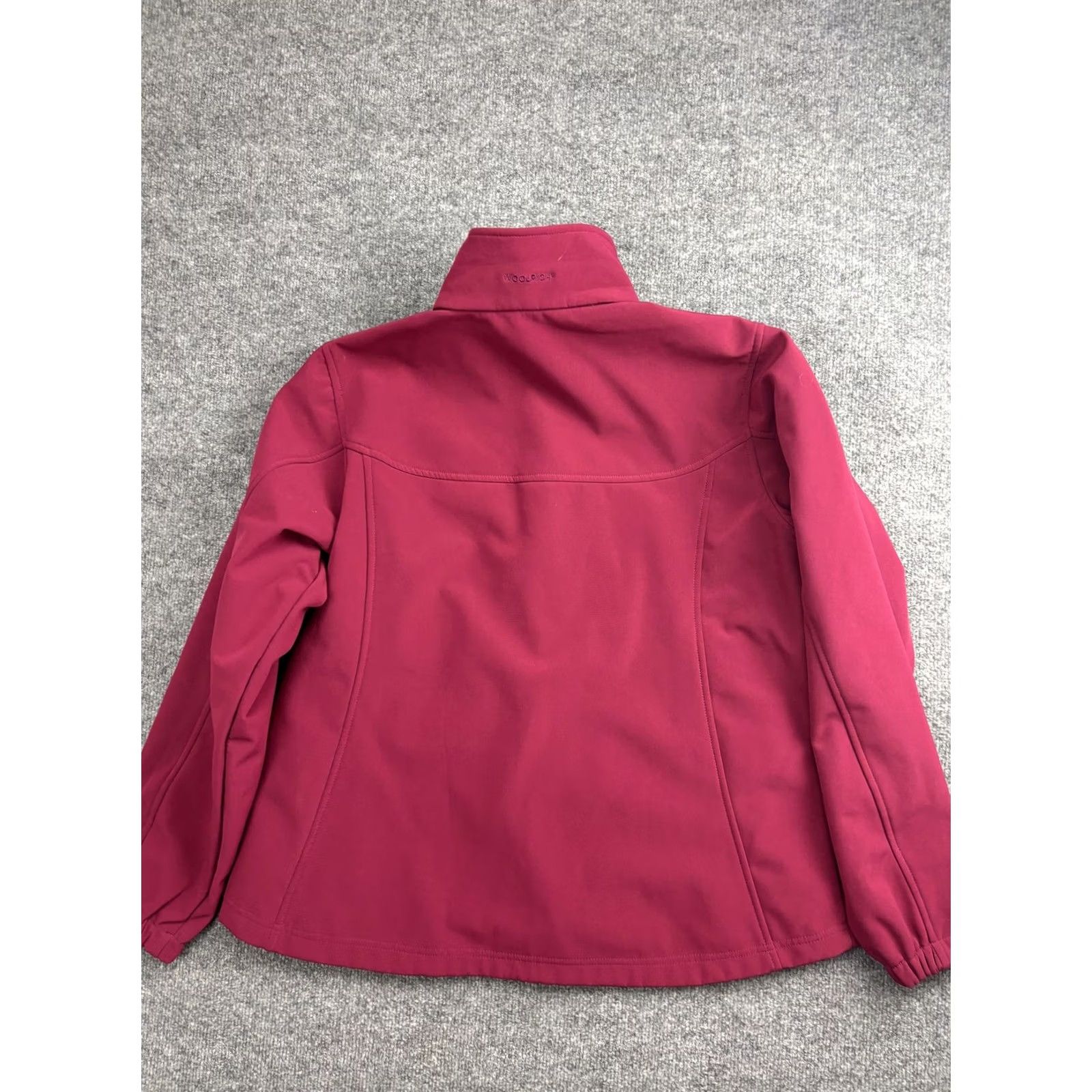 Vintage Woolrich Jacket Womens XL Pink Berry Softshell Full Zip Fleece Lined Outdoor Size XL / US 12-14 / IT 48-50 - 7 Thumbnail