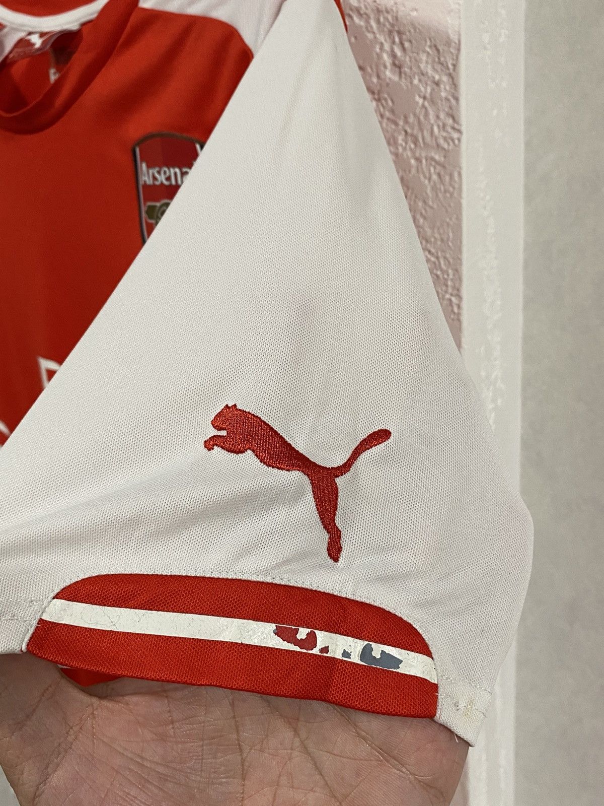 Puma Puma Arsenal 2014 2015 Home Football Shirt Soccer Jersey Size US M / EU 48-50 / 2 - 6 Thumbnail