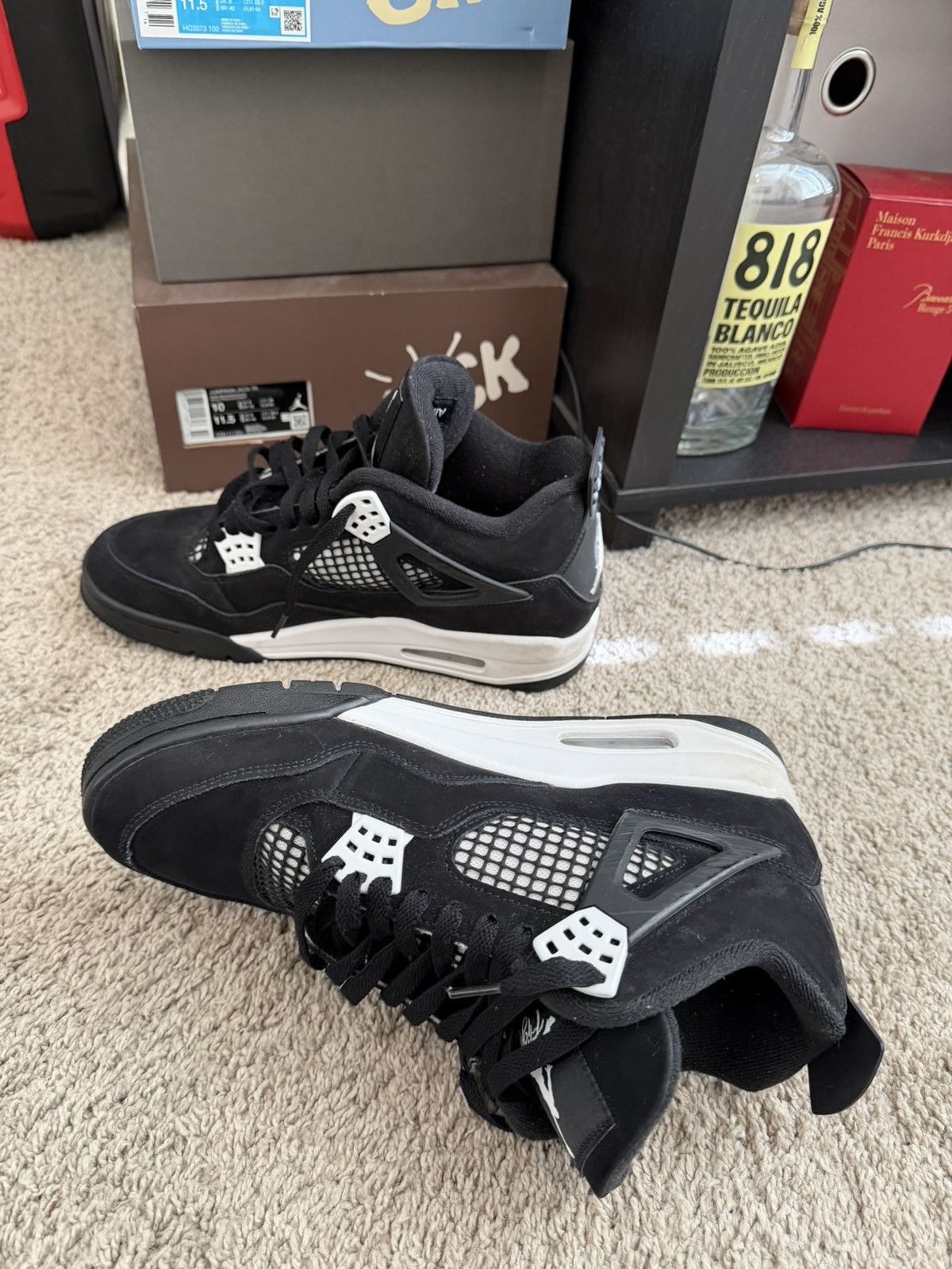 Jordan Brand Jordan 4 white thunder mens 10 Size US 10 / EU 43 - 4 Thumbnail