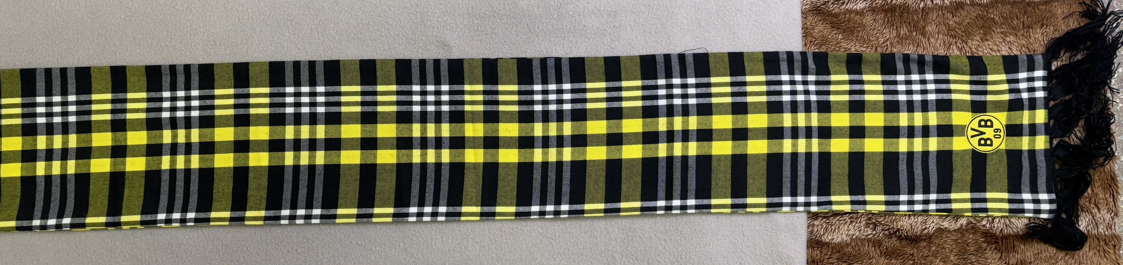 Other Borussia Dortmund Checkered Scarf Size ONE SIZE - 4 Thumbnail