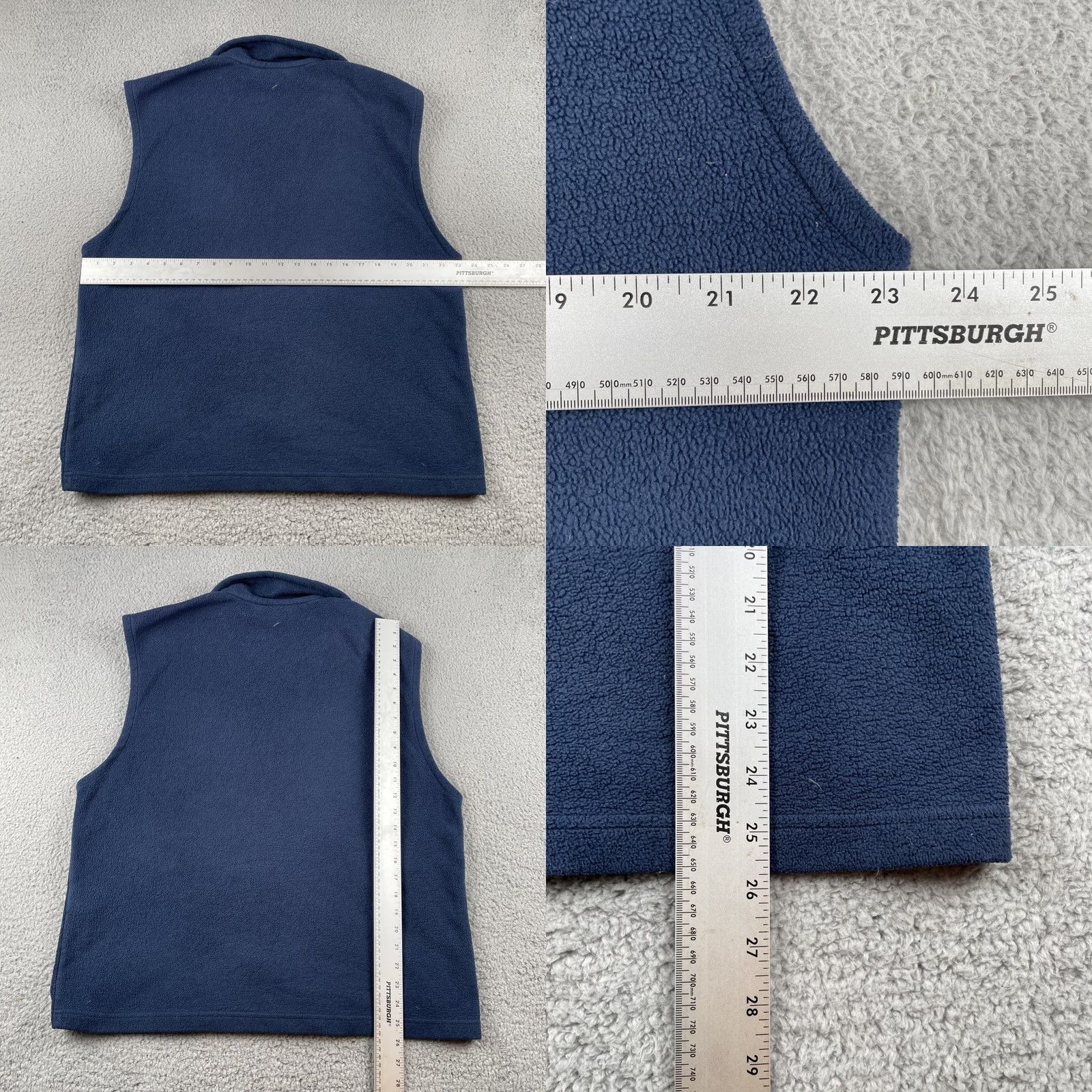 Colombo Colombia Vest Navy Blue Fleece Zip Up Packable L Large Mens Regular Size Blue EUC Outdoor Sports 1990s Size US L / EU 52-54 / 3 - 8 Thumbnail