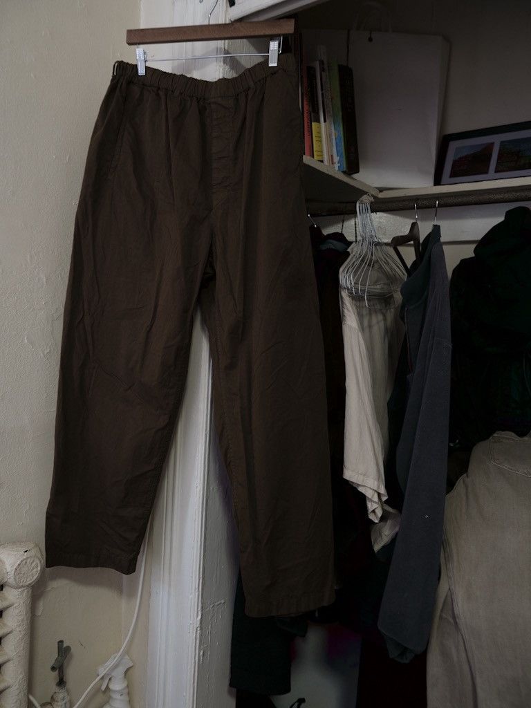 Lemaire Relaxed brown lounge pants Size US 32 / EU 48 - 1 Thumbnail