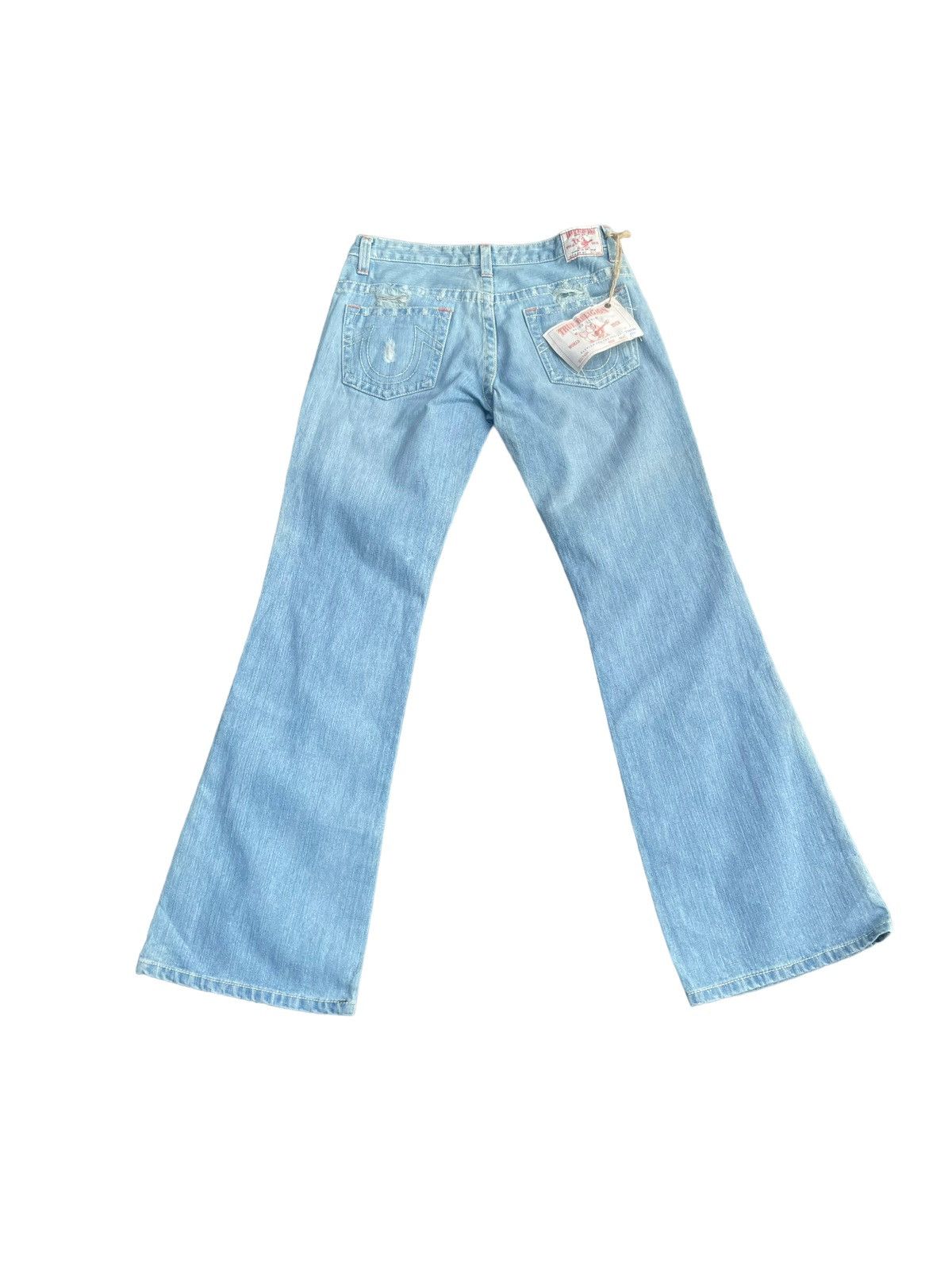 True Religion True Religion Joey Big T Distresed Denim Size 32" / US 10 / IT 46 - 5 Thumbnail