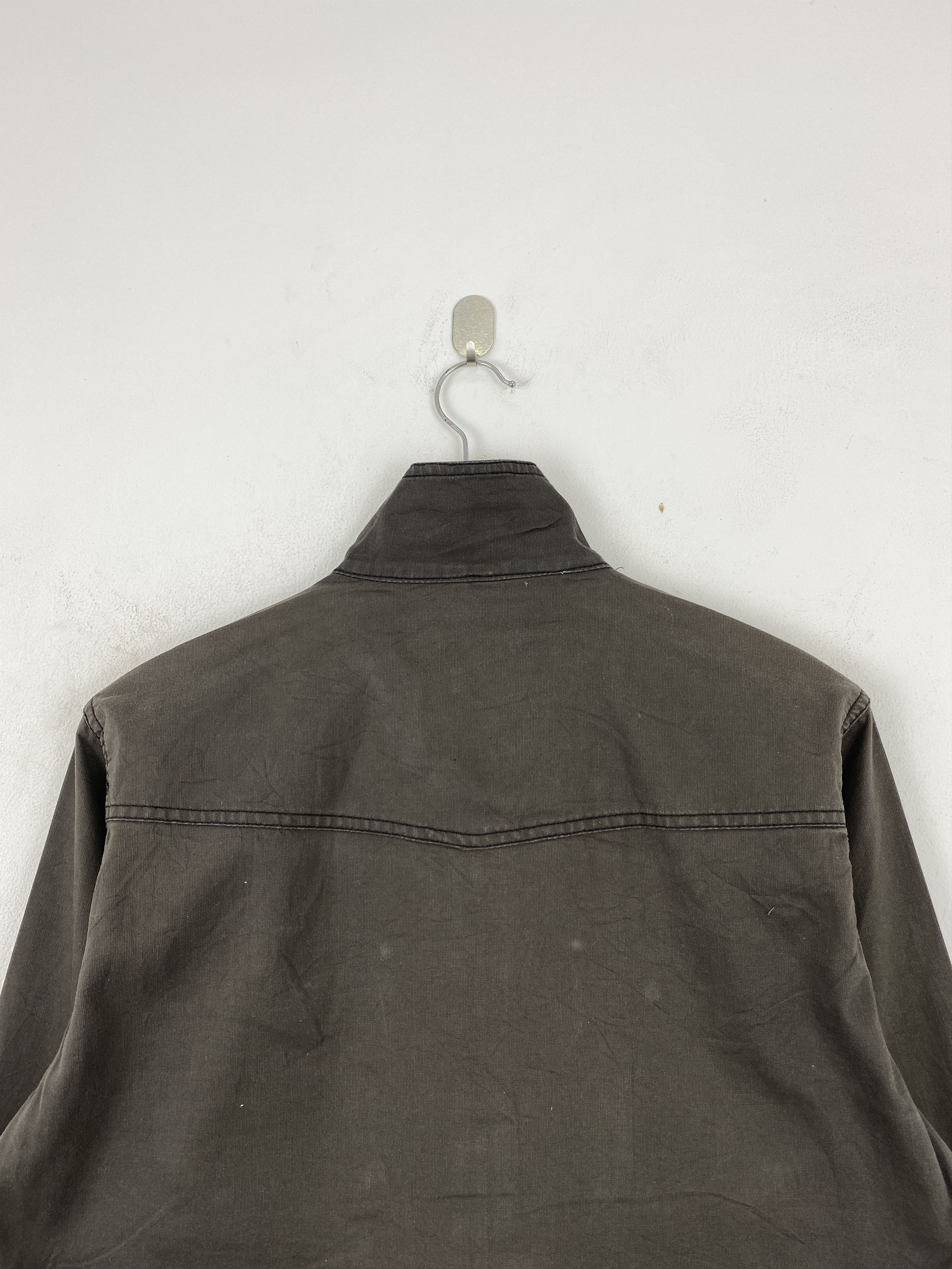 Japanese Brand Vintage Jawin Brown Workwear Style Zipper Jacket JA0173 Size US M / EU 48-50 / 2 - 4 Thumbnail