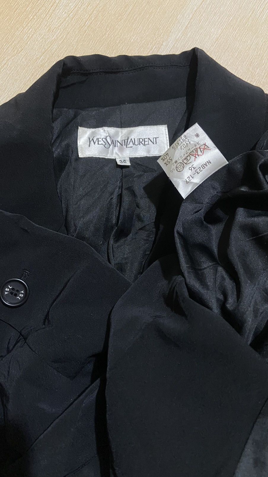 Yves Saint Laurent STEAL! Yves Saint Laurent Blazer Size 36S - 5 Thumbnail