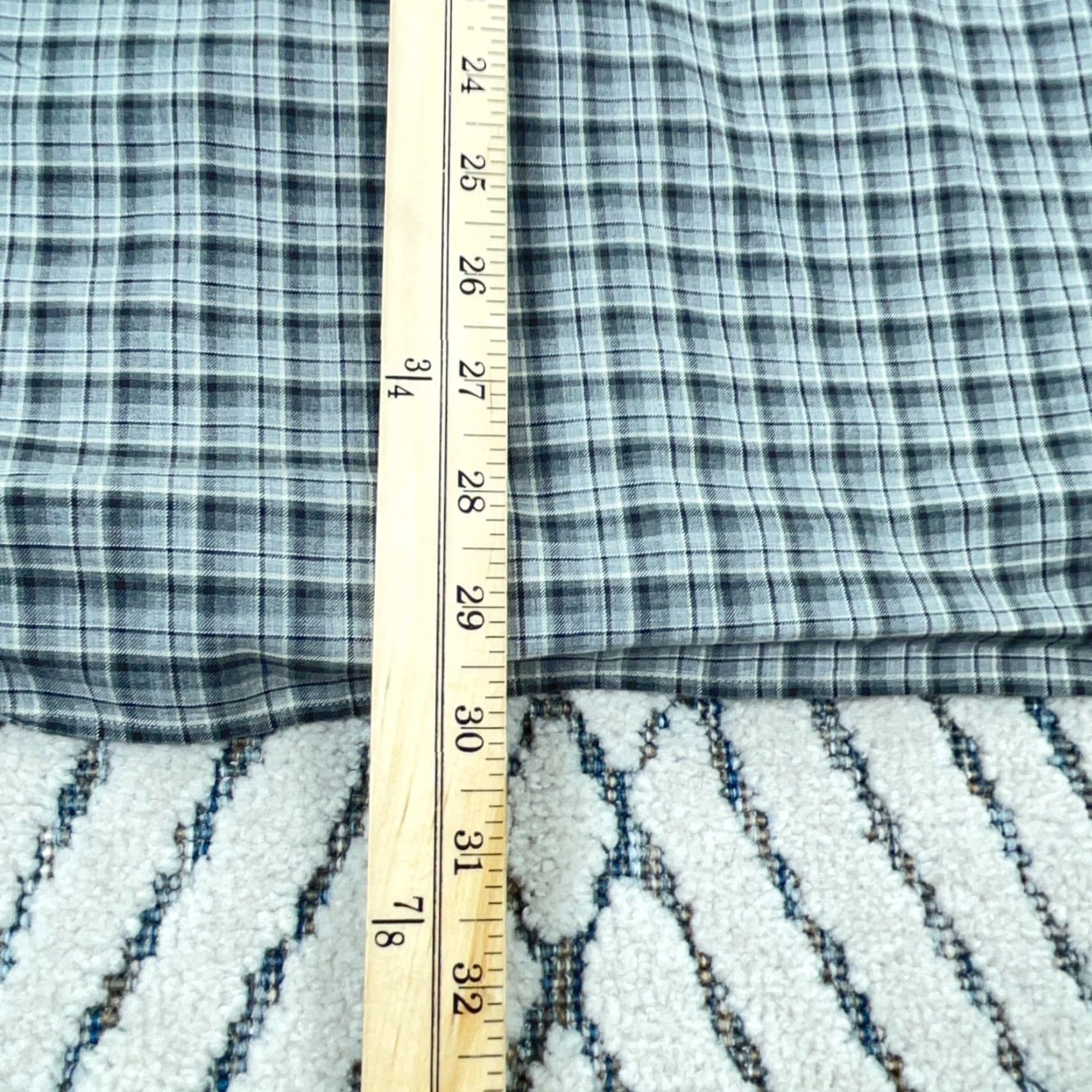 Ralph Lauren Ralph Lauren Shirt Men Medium Gray Plaid Button Up Dress Tartan Pony Soft Adult Size 42R - 7 Thumbnail