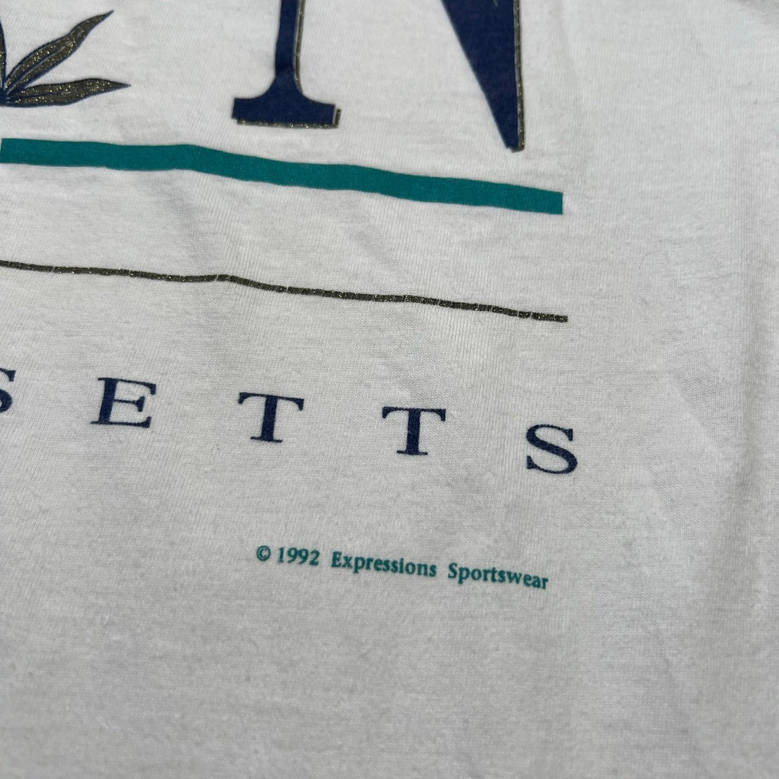 Vintage Vintage 90s M/L Boston Massachusetts Tourist Single Stitch Size US M / EU 48-50 / 2 - 3 Thumbnail