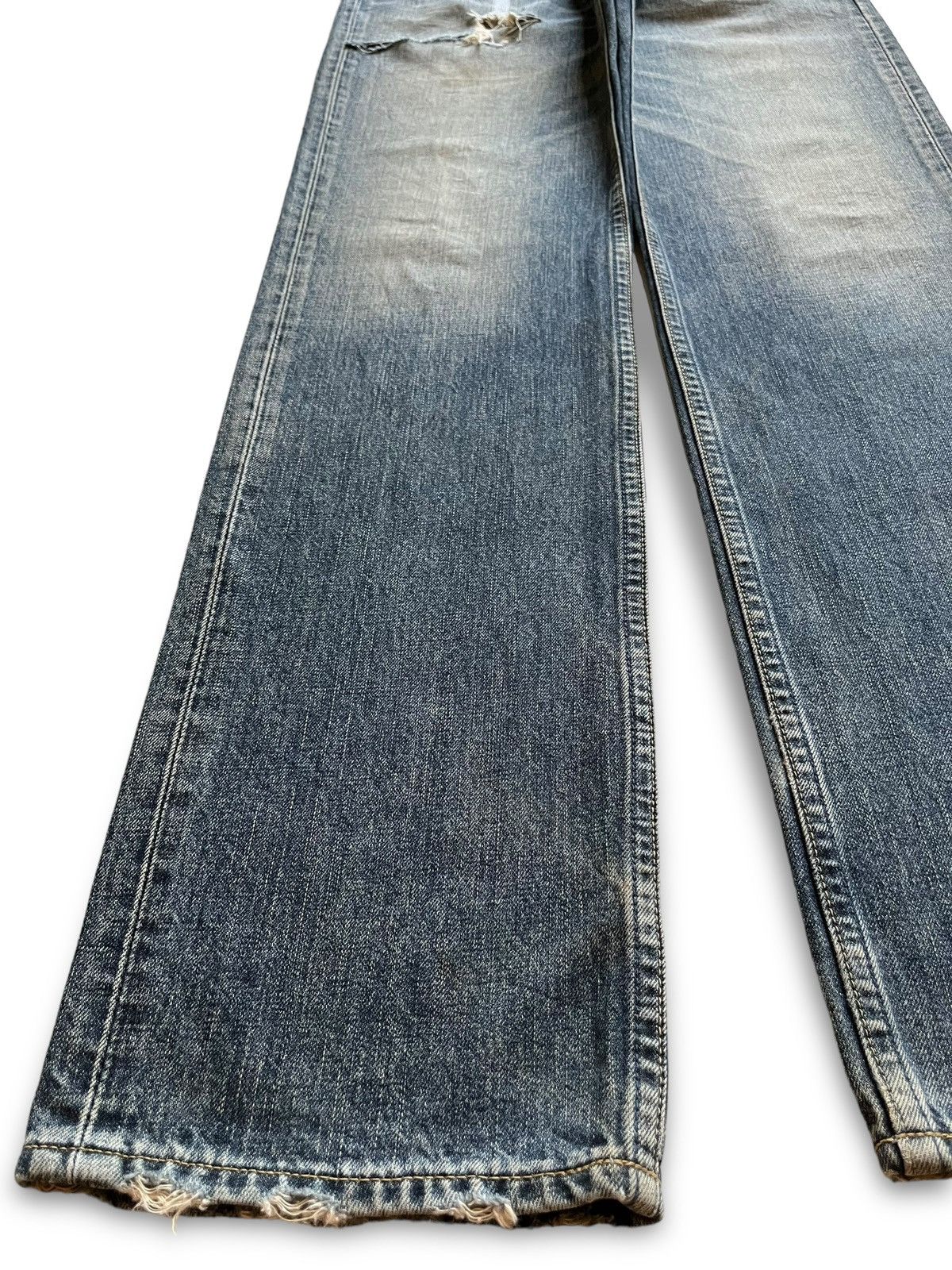 Levi's × Levi's Vintage Clothing Vintage 90s Levis 502 Distressed Mud Wash Loose Jeans Size US 29 - 6 Thumbnail