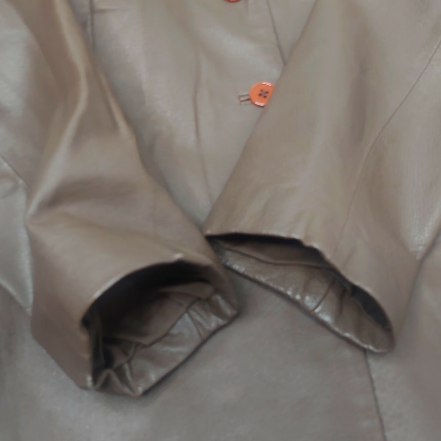 Vintage VINTAGE Forenza Leather Jacket Women - Jacket - L - Brown - 90s Retro, Collared Button-Up, Mid-Length, Dry Clean Only, Casual Wear Size L / US 10 / IT 46 - 5 Thumbnail