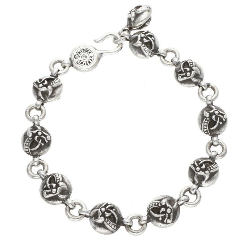 Chrome Hearts Chrome Hearts Celtic Ball Silver Bracelet Size ONE SIZE - 1 Thumbnail