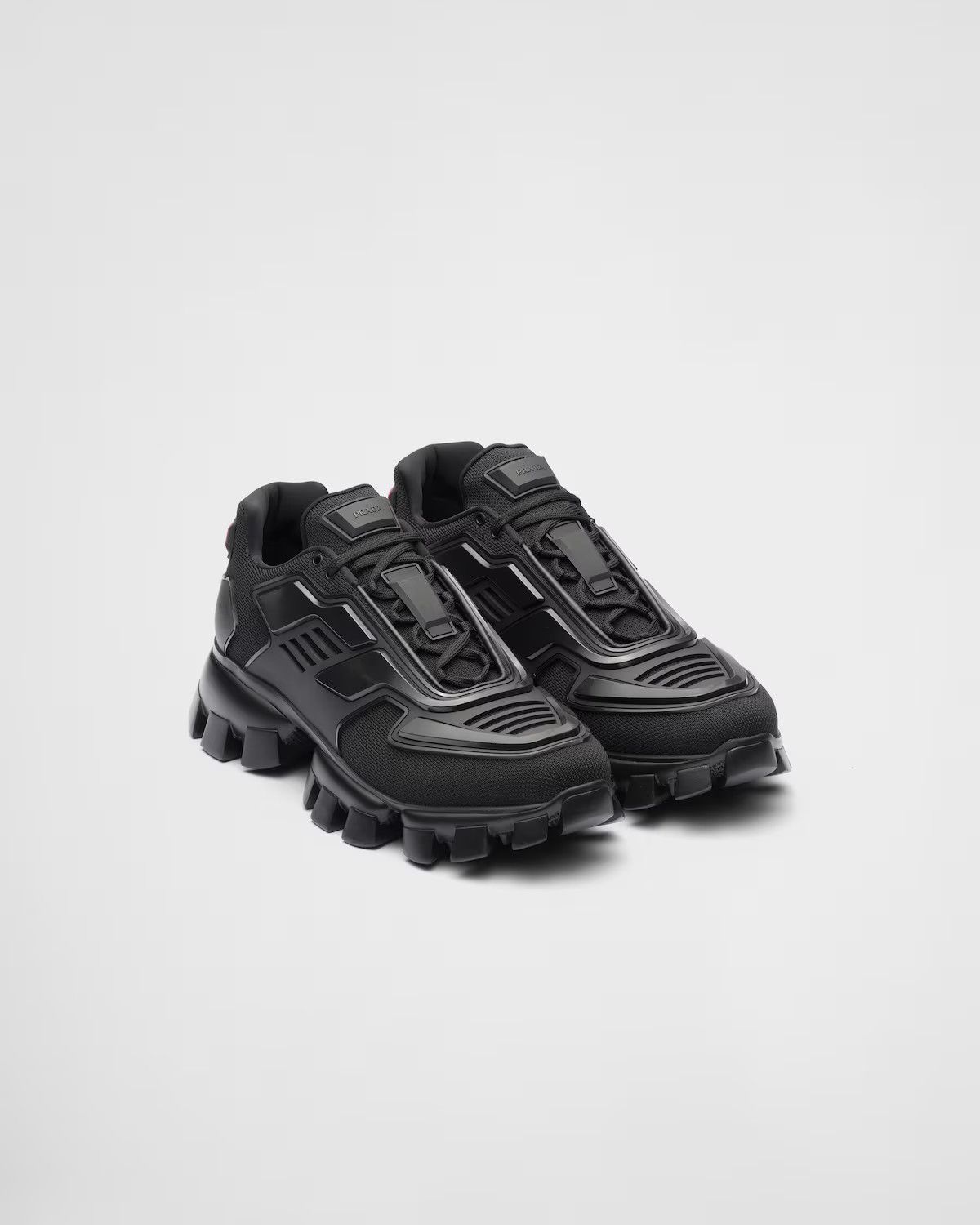 Prada o1la1rc1a0724 Fabric Sneaker in Black Size US 7.5 / IT 37.5 - 6 Thumbnail