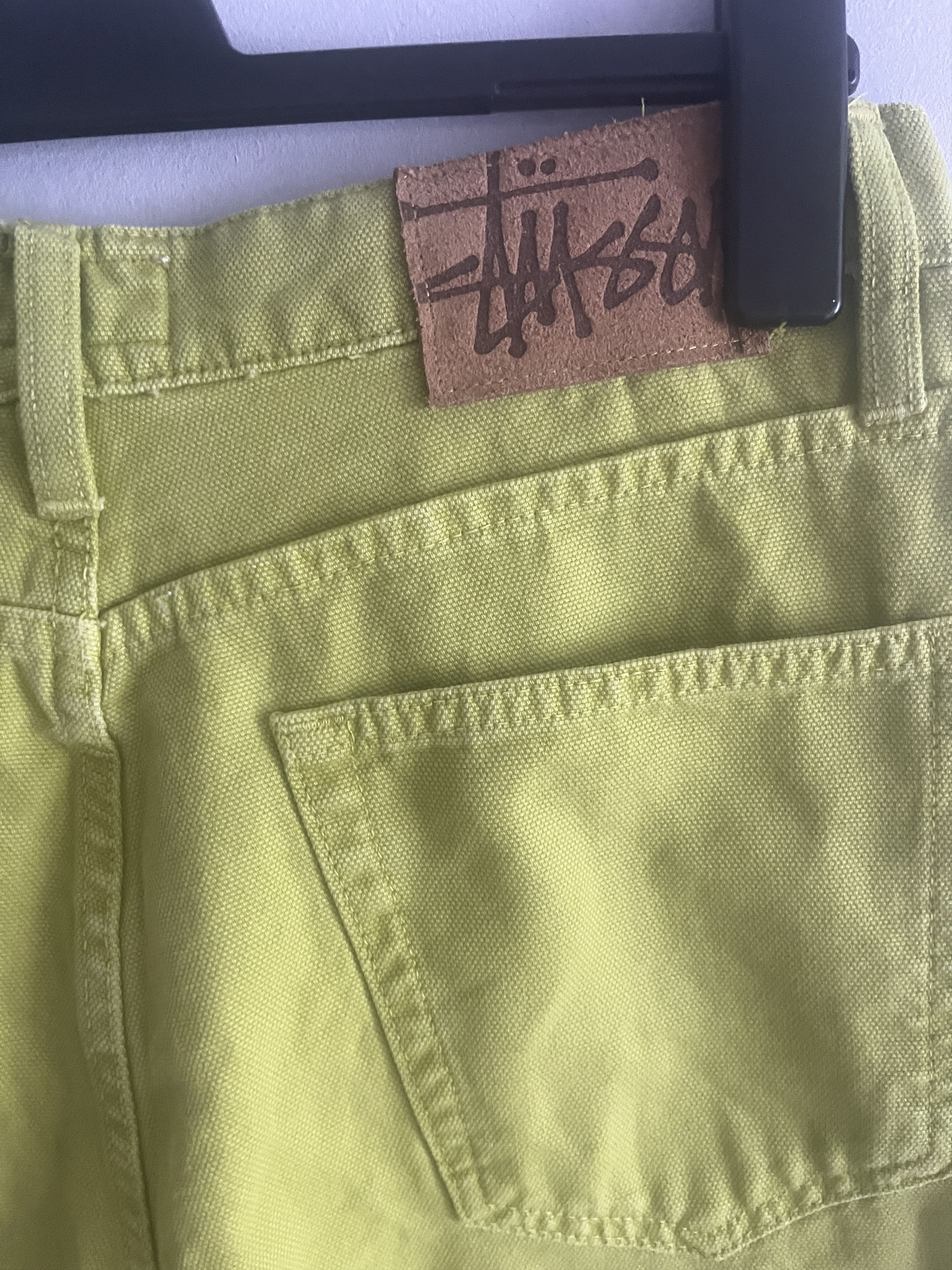 Stussy Stüssy Big Ol Jean Washed Canvas Cactus Size US 34 / EU 50 - 7 Thumbnail