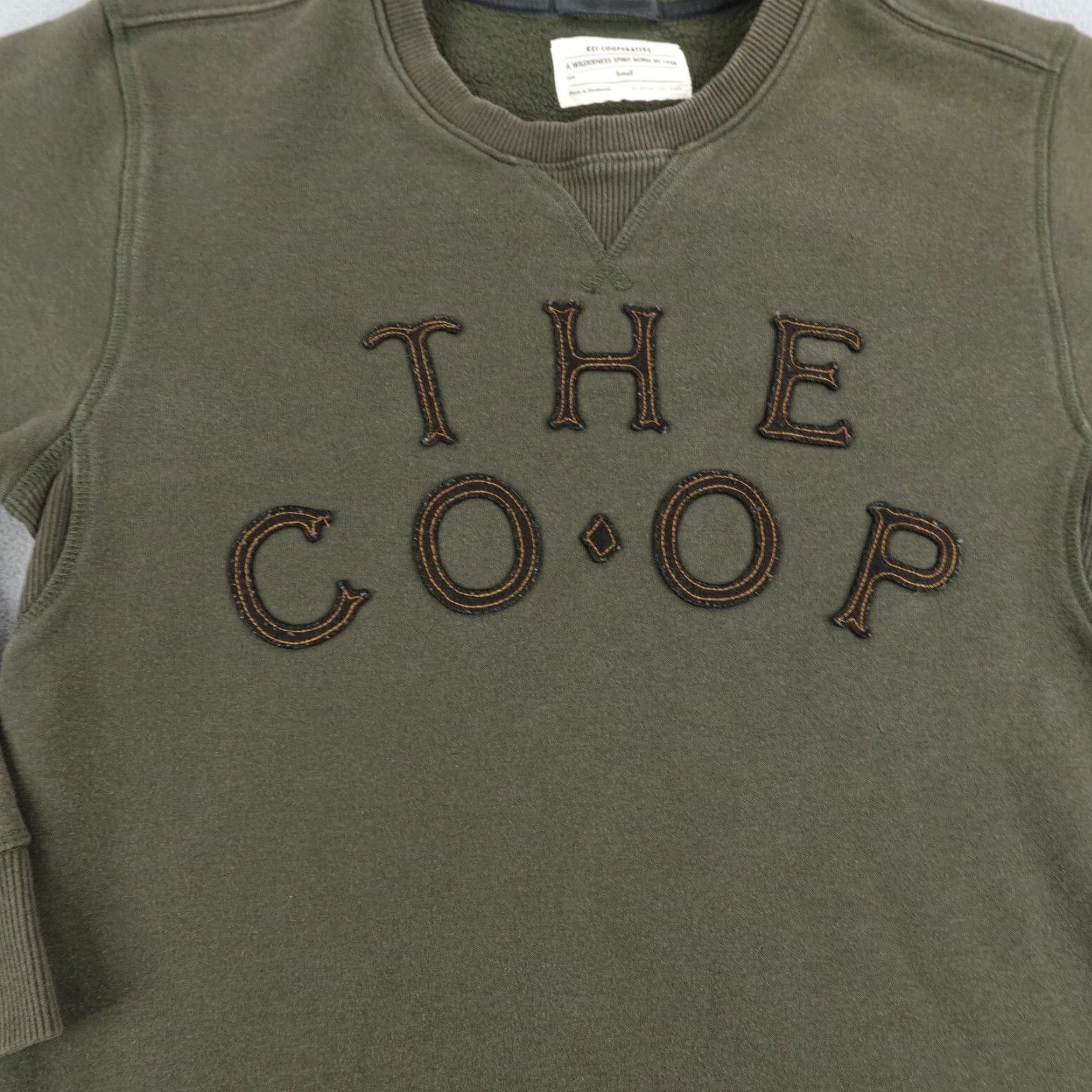 Vintage REI Sweatshirt Womens Small Green The Co Op Employee Staff Edition Sweater Size S / US 4 / IT 40 - 3 Thumbnail