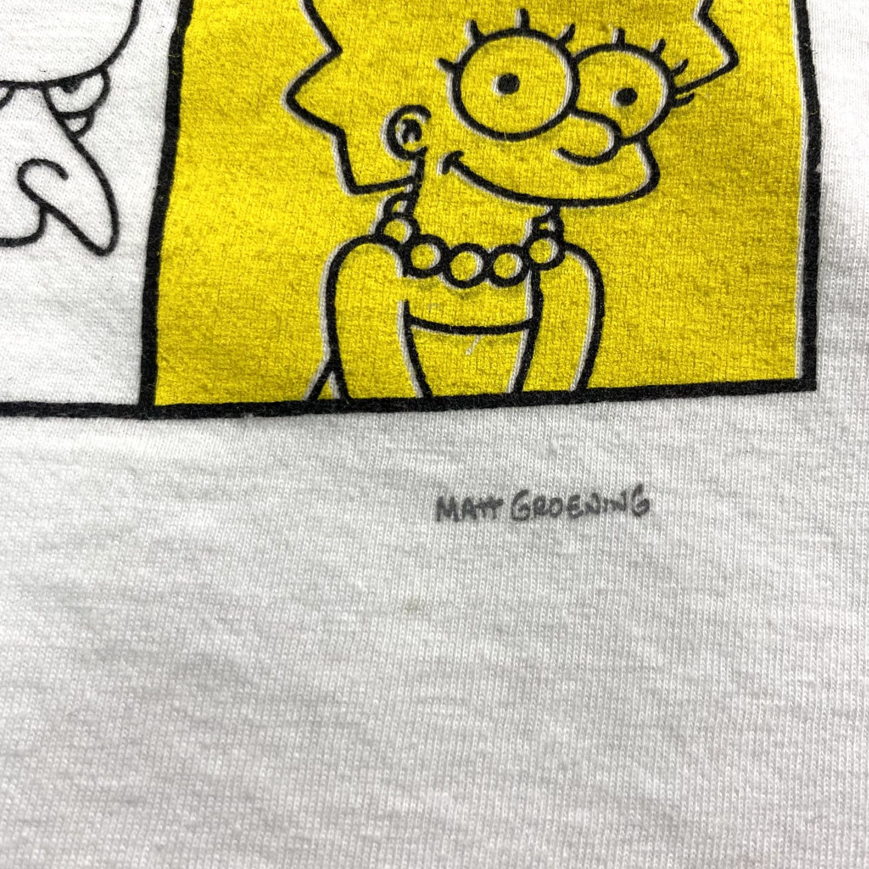 Vintage The Simpsons Shirt Mens XL White Bart Simpson 90s Cartoon Crew Neck T-Shirt Size US XL / EU 56 / 4 - 4 Thumbnail