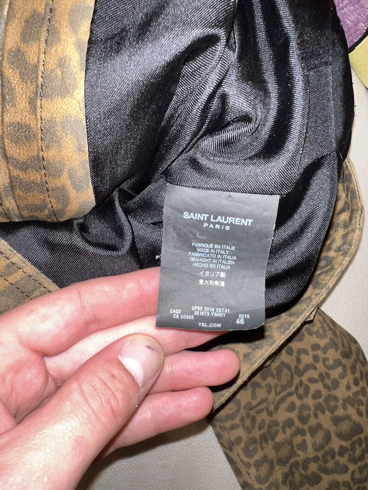 Saint Laurent Paris Saint Laurent Hedi leopard print jacket Size US S / EU 44-46 / 1 - 14 Thumbnail