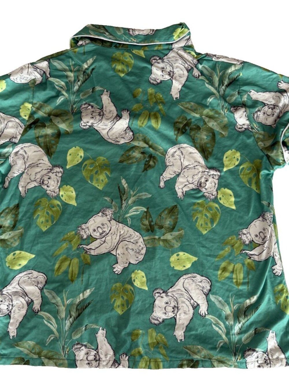 The Unbranded Brand Women’s XL Koala Pajama Set – Yellow & Green – 2 Piece Slee Size XL / US 12-14 / IT 48-50 - 3 Thumbnail