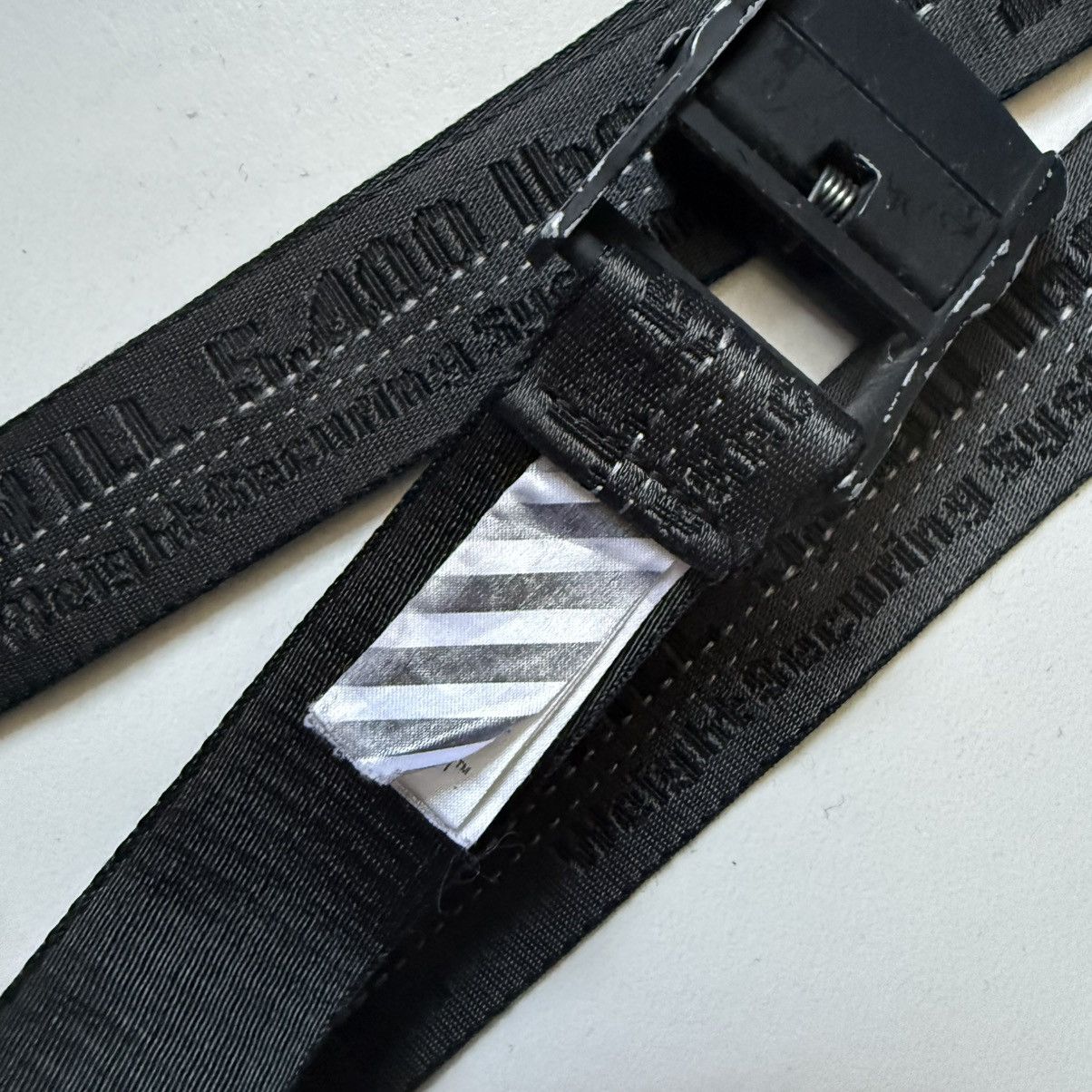 Off-White Off-White Industrial Belt SS19 Black Size ONE SIZE - 7 Thumbnail