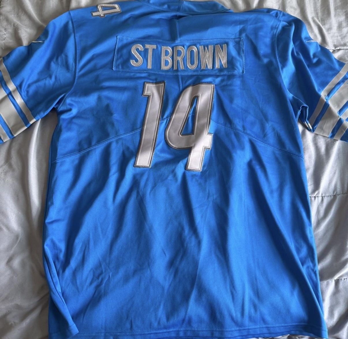 Nike Detroit Lions Amon Ra St Brown Jersey Size US XL / EU 56 / 4 - 3 Thumbnail