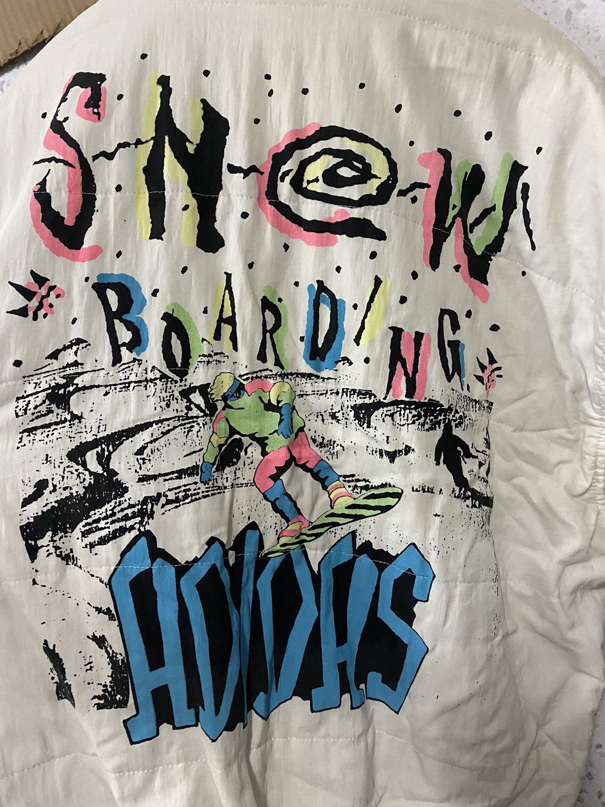 Adidas × Vintage Vintage 90s Adidas Snowboard Big Logo Jacket Size US L / EU 52-54 / 3 - 2 Thumbnail