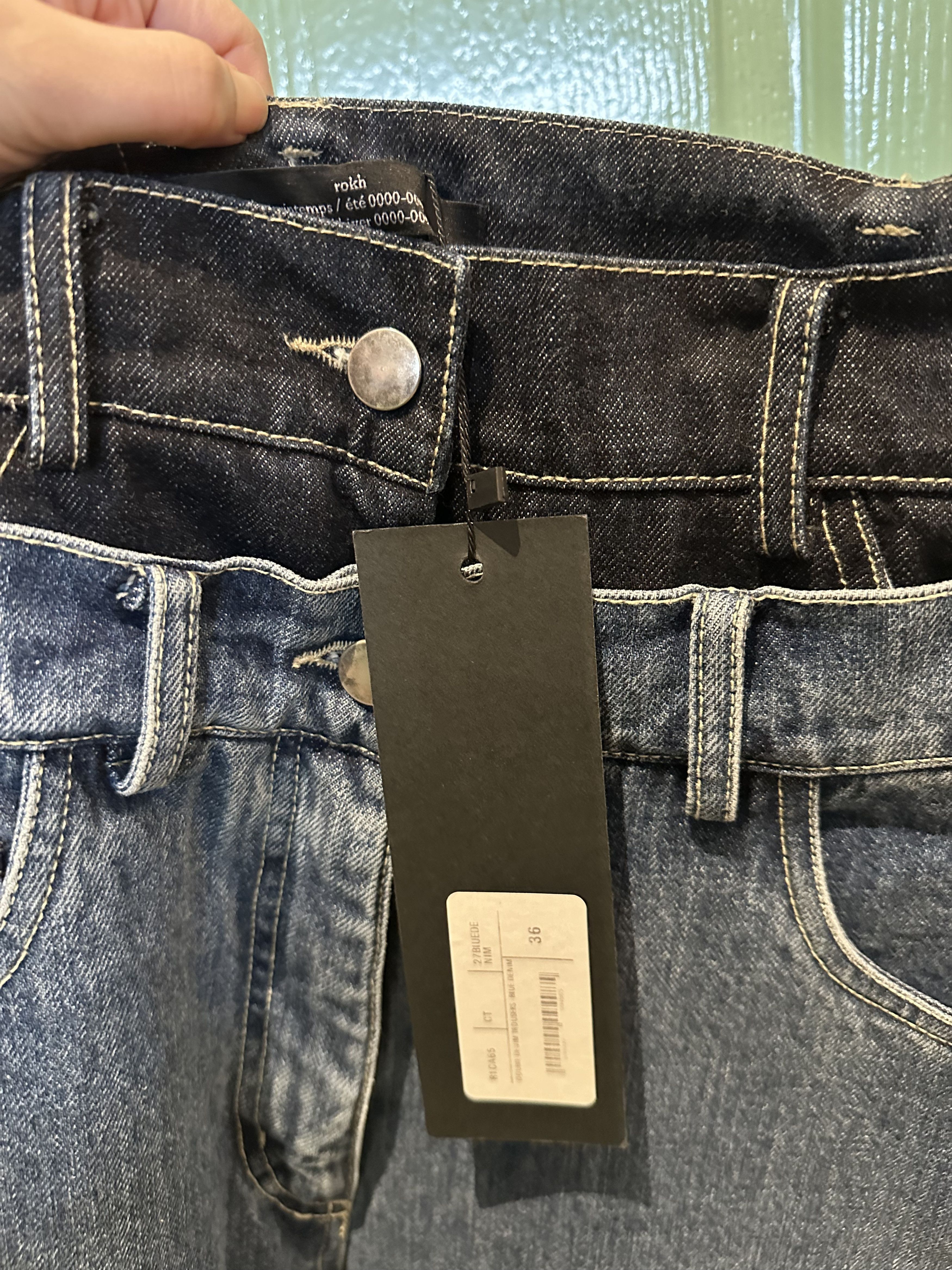 rokh Rokh washed double-layer jeans Size 26" / US 2 / IT 38 - 7 Thumbnail