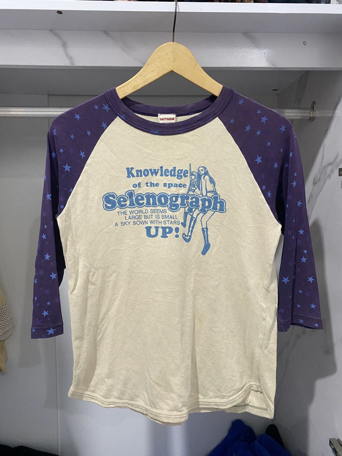 Hysteric Glamour Japanese Saltysugar Girl Star Raglan Shirt Size US S / EU 44-46 / 1 - 1 Thumbnail
