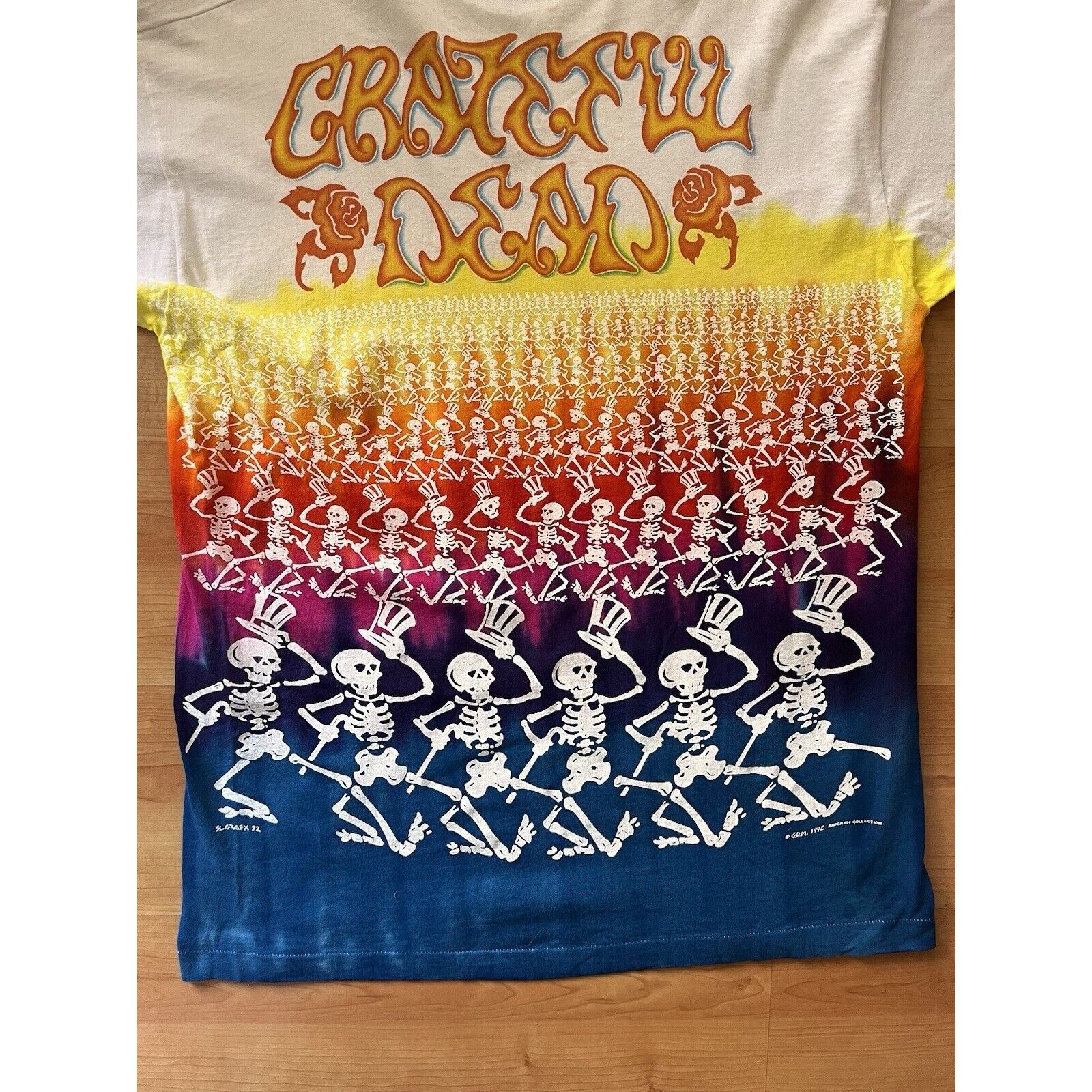 Grateful Dead × Liquid Blue GRATEFUL DEAD VINTAGE 1990S SINGLE STITCH AOP TIE DYE SHIRT Size US XL / EU 56 / 4 - 5 Thumbnail