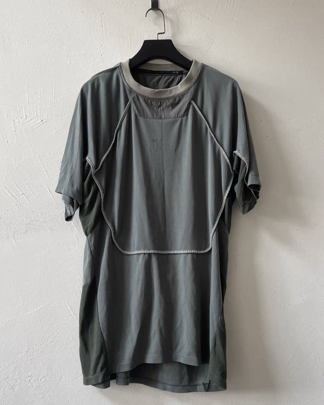 image of Hamcus Patchwork T-Shirt in Grey, Men's (Size Medium)