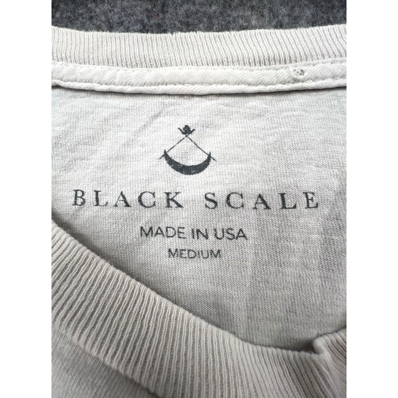 Black Scale Black scale T-Shirt Mens Crew Neck Short Sleeve Size M Color Black White/Black USA 2020s Made in USA BLVCK SCVLE Shirt Men's Medium Size US M / EU 48-50 / 2 - 5 Thumbnail