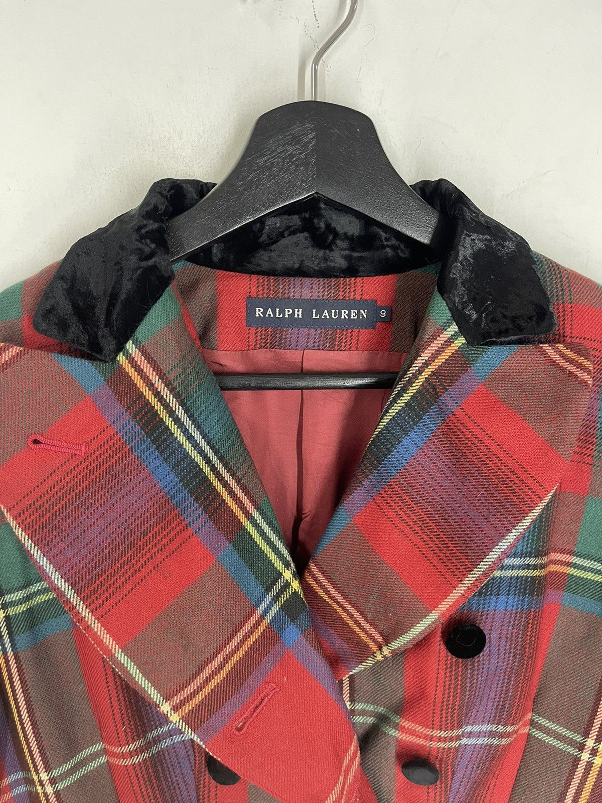 RLX Ralph Lauren × Ralph Lauren × Vintage VINTAGE 80’s CHECKED REDS RALPH LAUREN Size S / US 4 / IT 40 - 3 Thumbnail