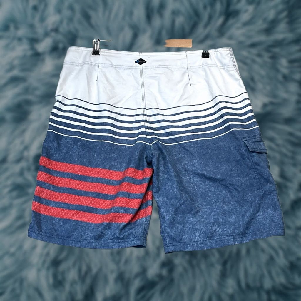 O'Neill O'Neill Board Shorts Trunks Mens 36 Blue White Red Geometric Beach Surf Swim Size US 36 / EU 52 - 1 Thumbnail