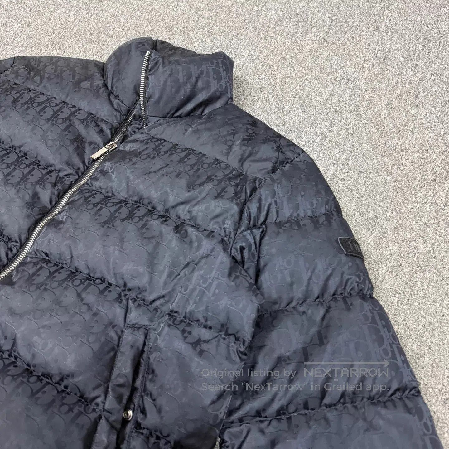 Dior Blue Quilted Puffer Jacket Size L. Size US L / EU 52-54 / 3 - 3 Thumbnail