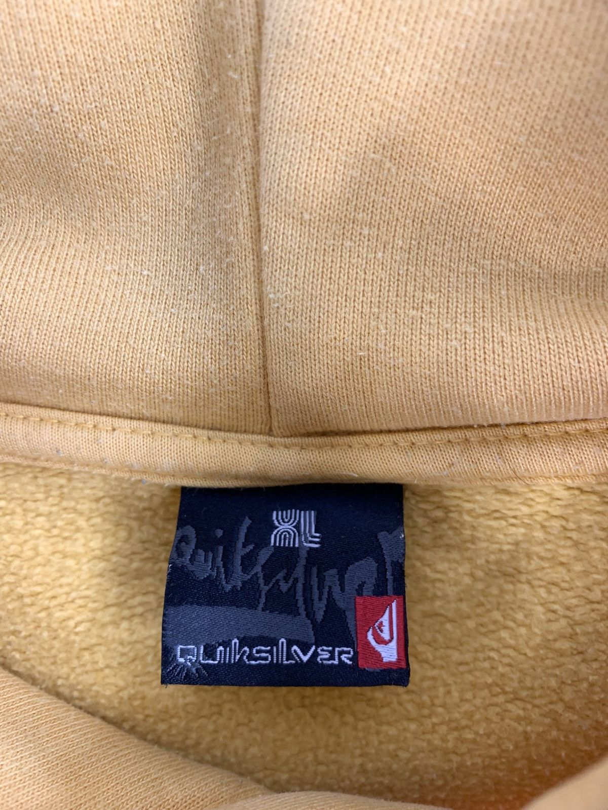 Quicksilver Vintage Quicksilver Yellow Hoodie XL Size Size US XL / EU 56 / 4 - 7 Thumbnail