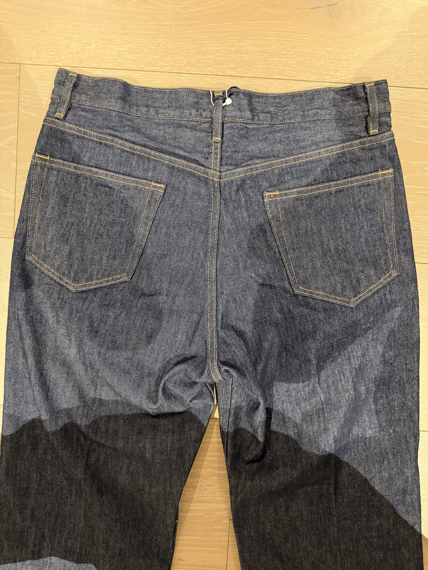 Auralee 💚 Auralee Hard Twist Denim 5P Pants Indigo Zip Fly NEW Size US 32 / EU 48 - 10 Thumbnail