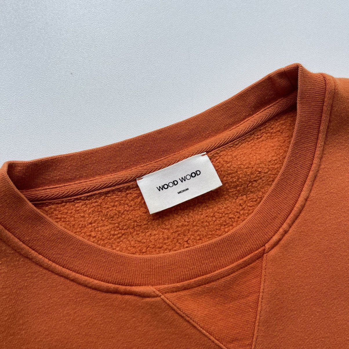 Wood Wood Wood Wood AA Soft Basic Logo Fleece Sweatshirt Orange Size US M / EU 48-50 / 2 - 7 Thumbnail