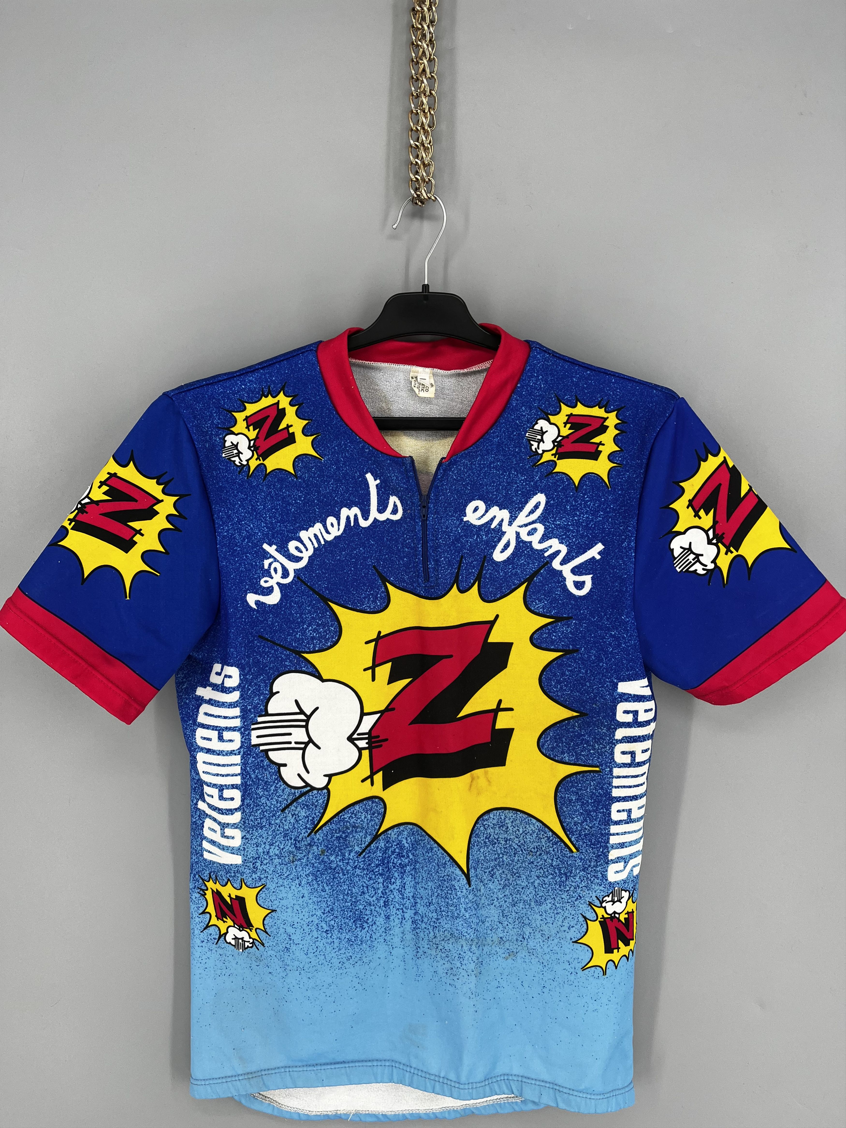 Vintage Santini Jersey Clothing Model Team Pro Tour Cycling Jersey Size US M / EU 48-50 / 2 - 6 Thumbnail