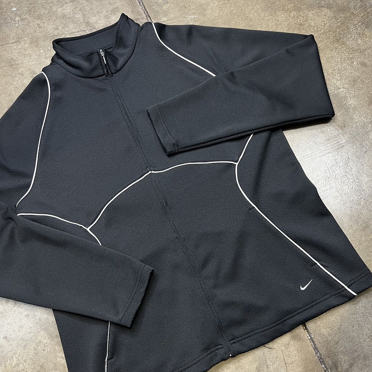 Nike × Vintage Vintage 00s Y2K Nike Golf Gorpcore Mini Swoosh Zip Up Jacket Size US XL / EU 56 / 4 - 2 Thumbnail