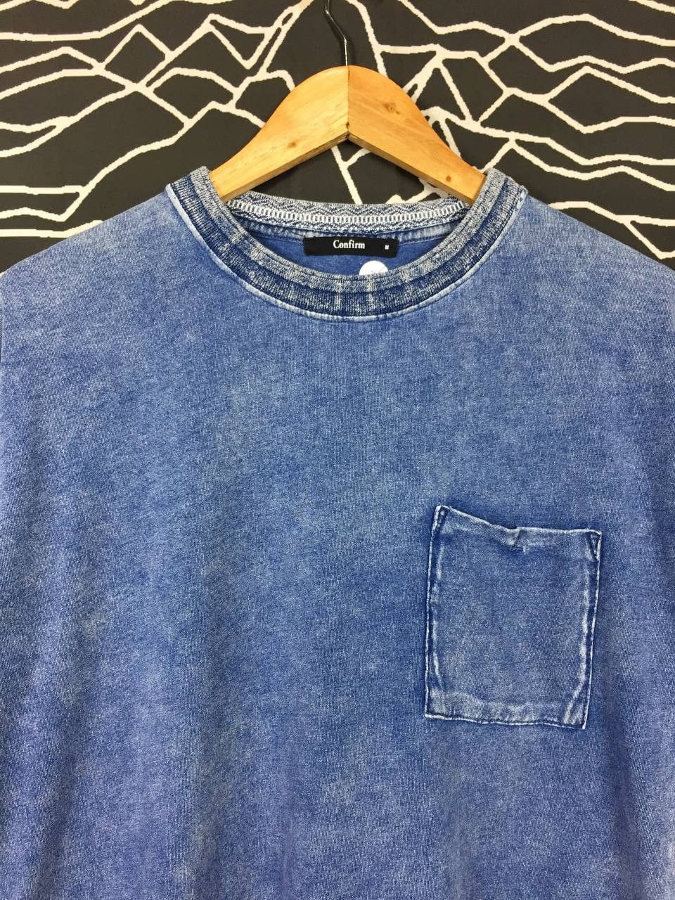 Japanese Brand × Vintage Confirm Japanese Brand Denim Pocket Tee Size US M / EU 48-50 / 2 - 3 Thumbnail
