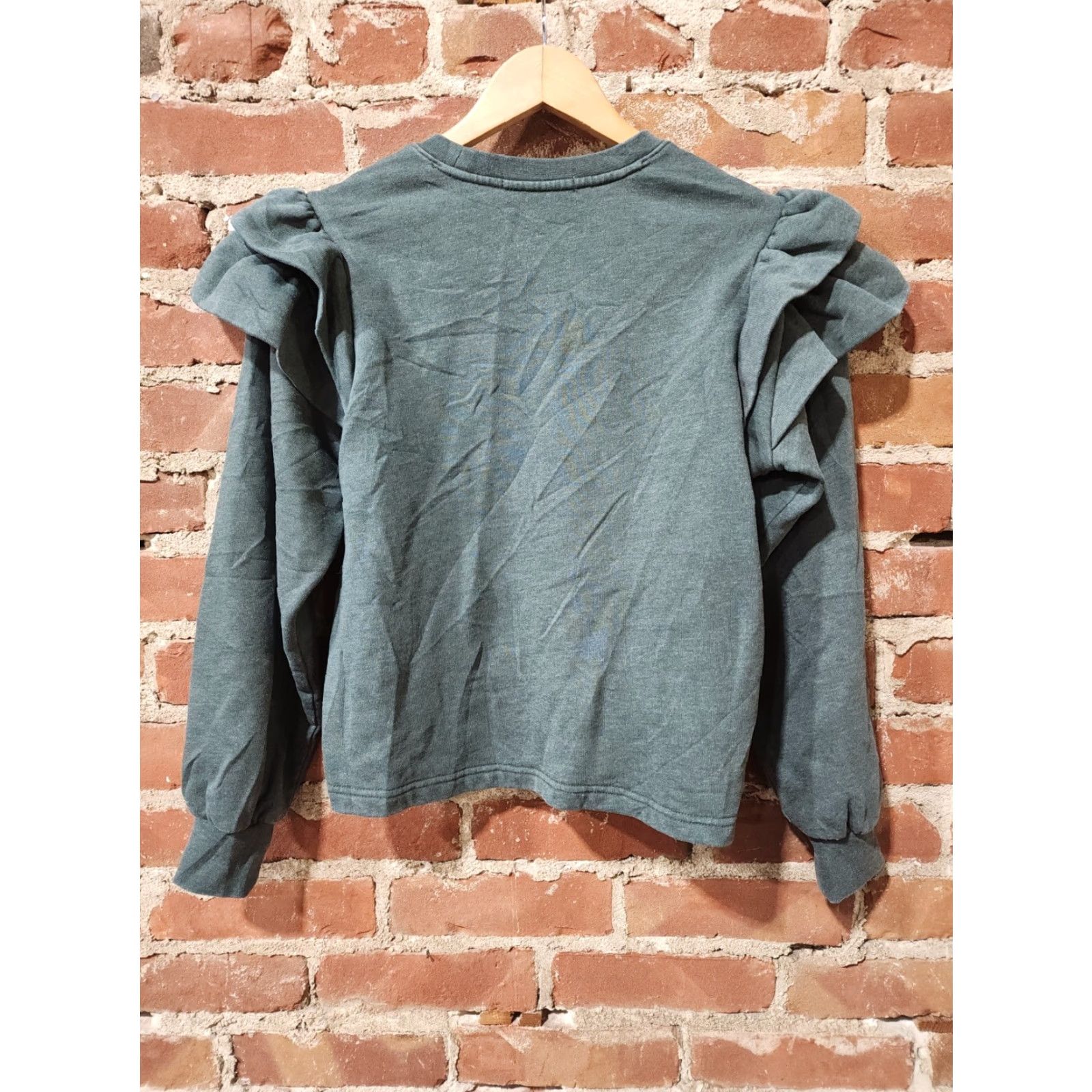 Marine Layer Marine Layer Womens XS Sweater Sweatshirt Pullover Green Size XS / US 0-2 / IT 36-38 - 2 Thumbnail