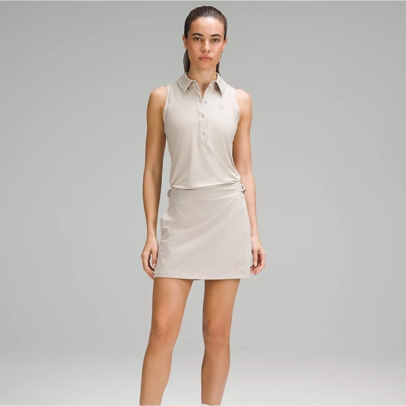 Lululemon NWT Lululemon Quick Dry Sleeveless Polo Shirt Straight Hem Size M / US 6-8 / IT 42-44 - 1 Thumbnail